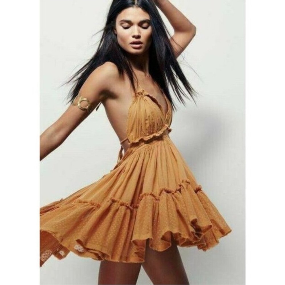 🧡Free People Endless Summer 100 Degree Dress